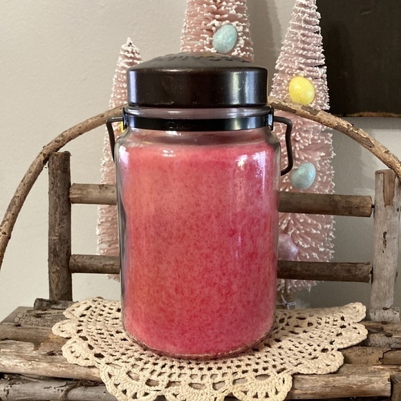 MCCALL'S COUNTRY CANNING COTTON CANDY LARGE 26OZ JAR CANDLE WITH METAL Handle - Picture 6 of 7